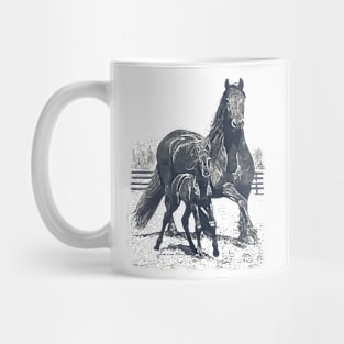 Black Horse Mug